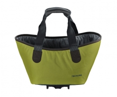 RACKTIME Torba bagażnikowa na zakupy Agnetha 2.0 - limonkowy (lime green), snapit adapter 2.0