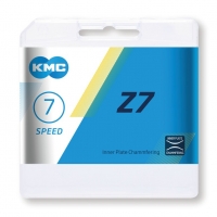 KMC Z7 łańcuch 6-7-rzędowy 1/2 x 3/32, 114 ogniw, 7,3 mm, szaro-brązowy