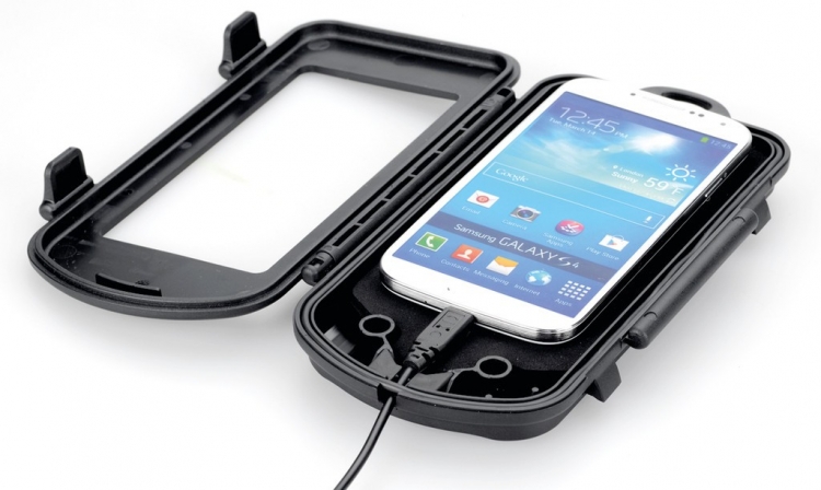 TAHUNA uchwyt rowerowy na telefon, r. XL, 145x78x13,4mm, czarny