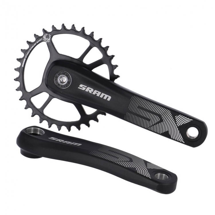 SRAM Mechanizm korbowy SX Eagle PowerSpline BB - Boost148, 175mm, 11/12 biegów, 32 zębów, czarny