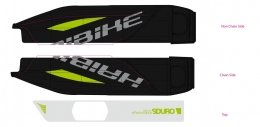Naklejki na baterię dla roweru E- bike Haibike SDURO NDURO 7.0, 2017 r.