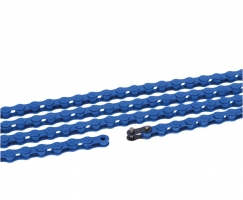 XLC Łańcuch jednobiegowy CC-C09 - 1/2 x 1/8", 112 ogniw ​​​​​​​niebieski