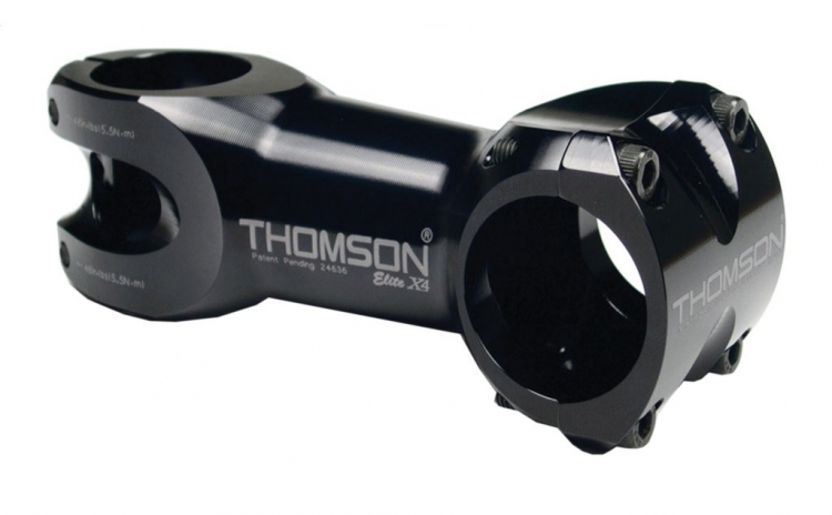 Thomson Elite X4 wspornik kierownicy czarny 100 mm / 0 stopni