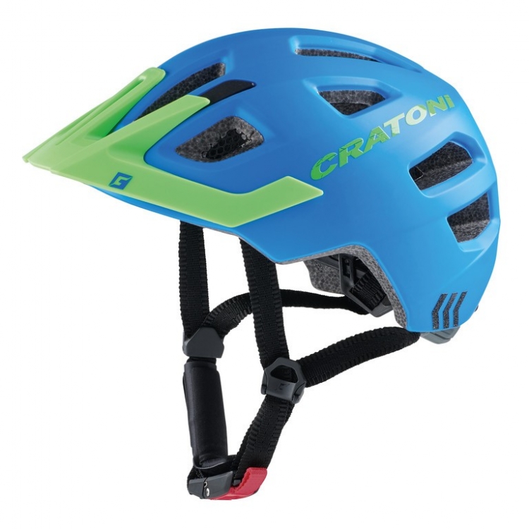 Kask rowerowy dziecięcy Cratoni Maxster Pro (Kid) rozm. XS/S (46-51cm) niebieski/zielony mat