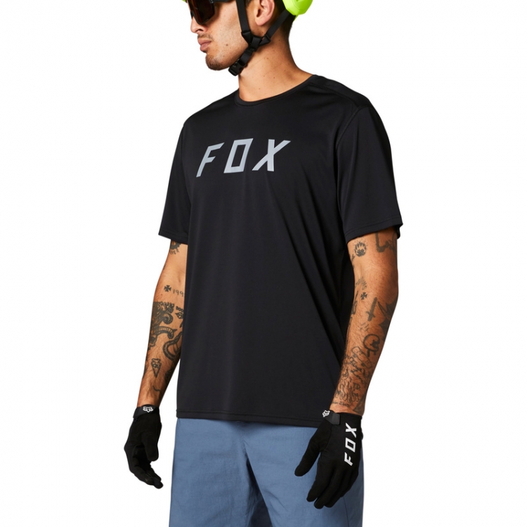 KOSZULKA ROWEROWA FOX RANGER FOX BLACK KOSZULKA ROWEROWA FOX RANGER FOX BLACK