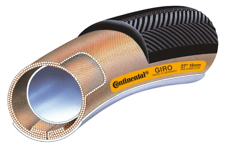 Continental Giro S/S C230, 28 cali x 22mm (27x1 cal), szytka