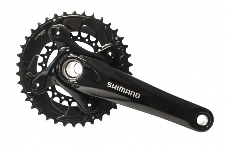 Shimano FC-M 627 mechanizm korbowy 36/22, 175 mm, czarny