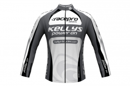 Bluza pro team długi rękaw grey - xs