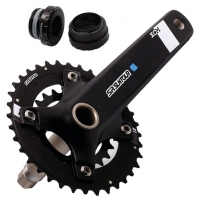 SR-Suntour CW16 XCM-AX-D mechanizm korbowy dwurzędowy 38/24 z, 175mm