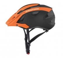 Cratoni AllRide kask rowerowy MTB pomarańczowo-czarny matowy r. Uni (53-59 cm)