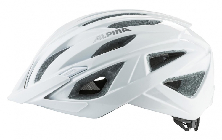 ALPINA Kask rowerowy Parana - roz. 55-59cm, biały błyszczący ALPINA Kask rowerowy Parana - roz. 55-59cm, biały błyszczący