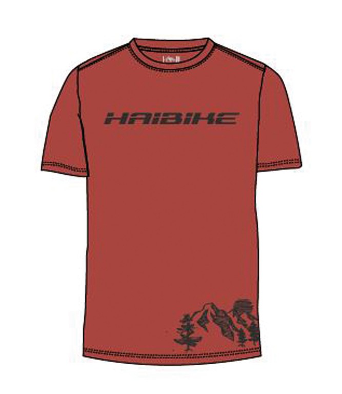 Haibike T-Shirt rdzawy, rozmiar XXL, unisex