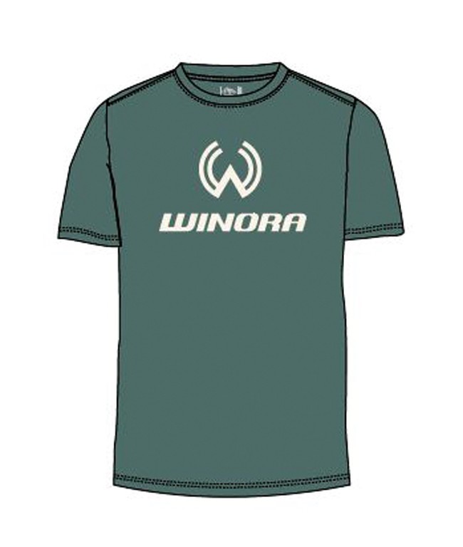 T-Shirt Winora, kolor ciemno-miętowy, rozmiar XS