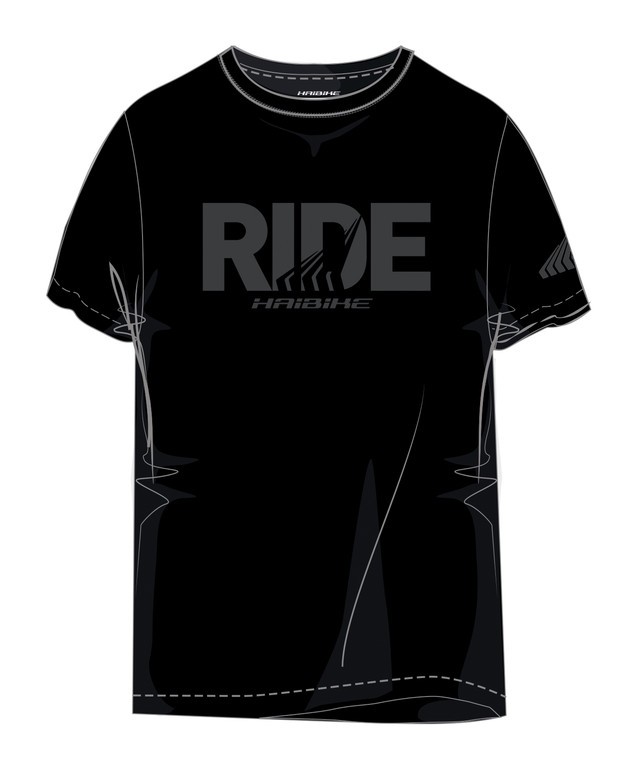 Haibike Ride męski T-SHIRT czarny, rozmiar XL Haibike Ride męski T-SHIRT czarny, rozmiar XL