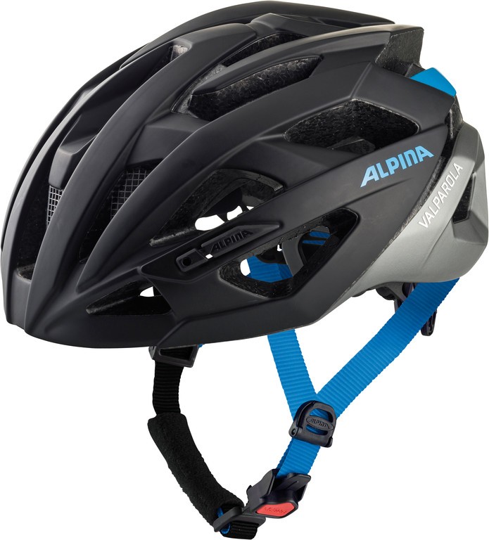 Alpina Valparola kask MTB biało-srebrno-niebieski, r. 58-63 cm Alpina Valparola kask MTB biało-srebrno-niebieski, r. 58-63 cm