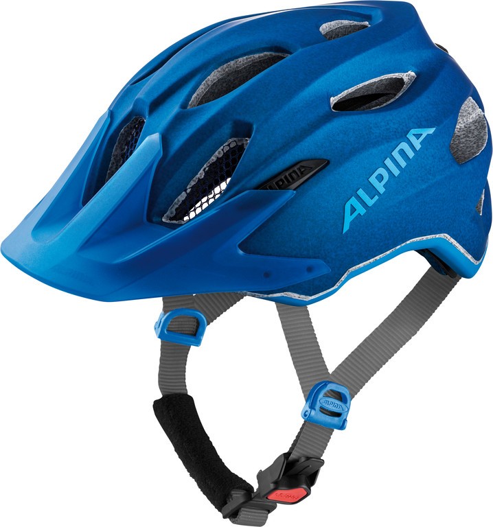 Alpina Carapax JR dziecięcy kask rowerowy niebieski r. 51-56 cm Alpina Carapax JR dziecięcy kask rowerowy niebieski r. 51-56 cm