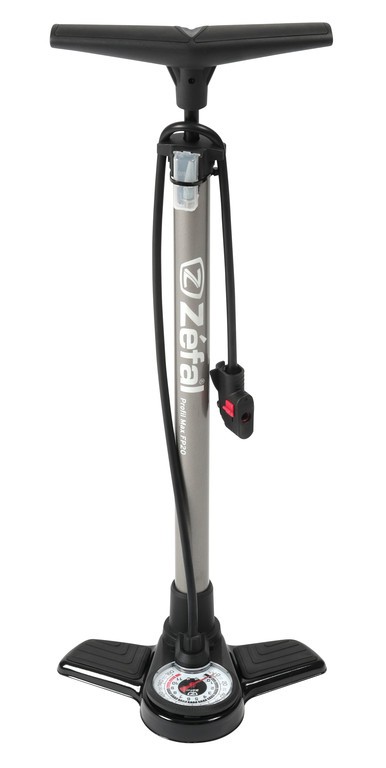 Pompka podłogowa Zefal Profil Max FP20 670mm/ 26.4\" czarno/srebrna