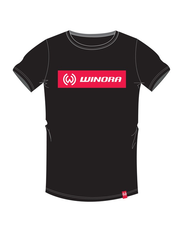 Winora koszulka T-Shirt, czarna, unisex, rozmiar XS