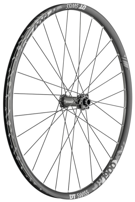 Koło przednie DTSwiss H1900 Spline DB 27.5\"/25mm alu,czr,IS 6srub,110/15 TA Boost