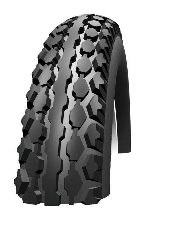 Schwalbe Reinforced HS158 Opona 12 1/2 x2 1/4\" 62-203 szar-TSkin KG GRC