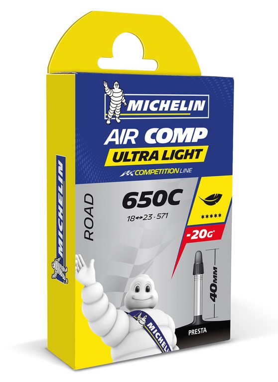 Dętka Michelin A1 Aircomp Ultralight 28\" 18/25-622, SV 80 mm