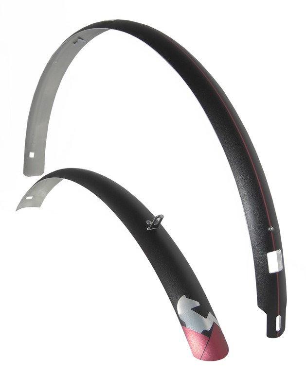 Błotnik komplet E-Bike Curana 26\",czarny Błotnik komplet E-Bike Curana 26\",czarny