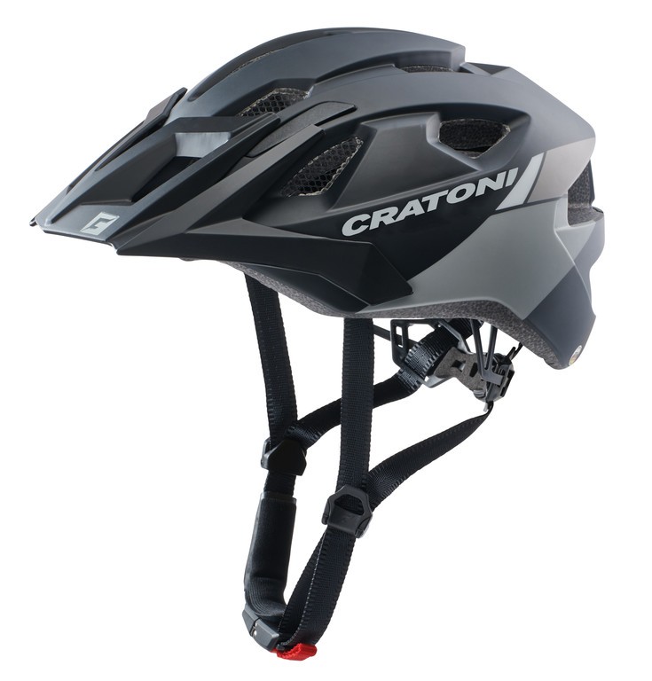 Kask rowerowy Cratoni AllRide (MTB) r. Uni (53-59cm) czarno/szary mat