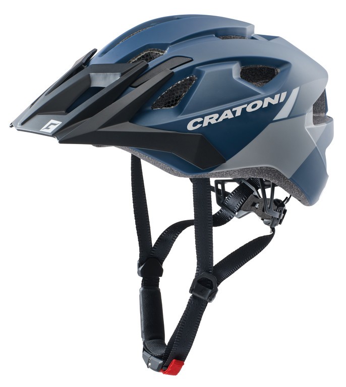 Kask rowerowy Cratoni AllRide (MTB) r. L/XL (57-62cm) niebieski/szary mat