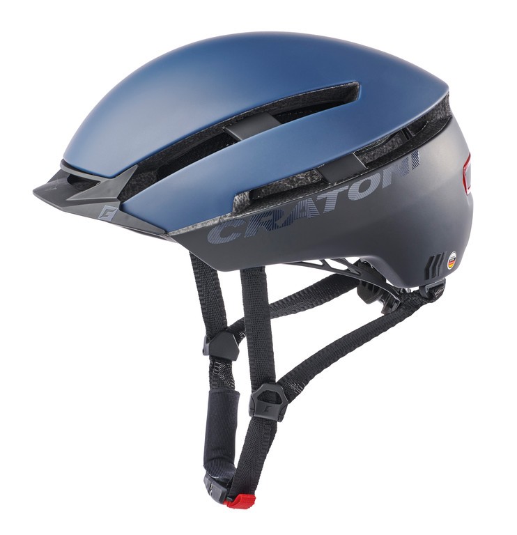 Kask rowerowy Cratoni C-Loom (City) r. S-M (53-58cm) niebiesko/czarny mat Kask rowerowy Cratoni C-Loom (City) r. S-M (53-58cm) niebiesko/czarny mat