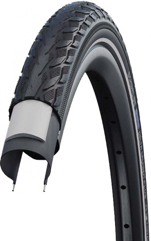 Schwalbe Delta Cruiser Plus HS431 Opona 28x2.0\" 50-622 cz-odbl.TSkin Act PG SBC