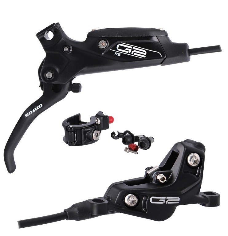 SRAM Hamulec tarczowy G2 RS - czarny, HR bez tarczy, alu.lever, kabel 2000mm, Direct mount, Reach/SwingLink, MTB, A2 SRAM Hamulec tarczowy G2 RS - czarny, HR bez tarczy, alu.lever, kabel 2000mm, Direct mount, Reach/SwingLink, MTB, A2