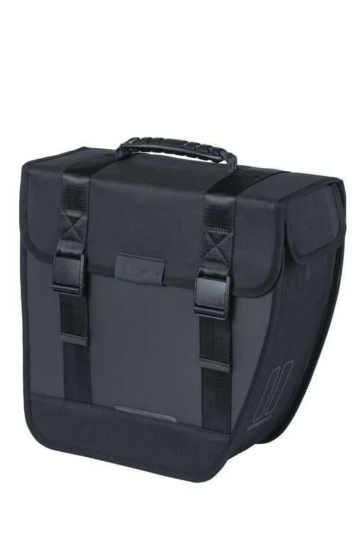 Sakwa pojedyńcza Basil Tour prawa, czarny, 34x14x34cm, 14 ltr, wodoodporna Sakwa pojedyńcza Basil Tour prawa, czarny, 34x14x34cm, 14 ltr, wodoodporna