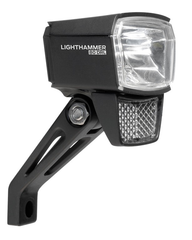 Lampka rowerowa przednia LED Trelock headlight LS 830-T Lighthammer Lighthammer, 6-12 V, 80 Lux