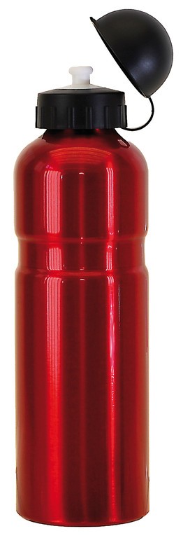 Bidon aluminiowy, czerwony 750 ml