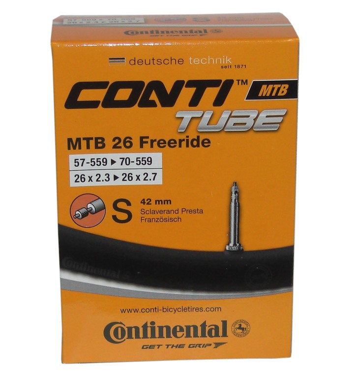 Continental Freeride dętka 26x2,50/2,70 cala 62/70-559 SV 42mm