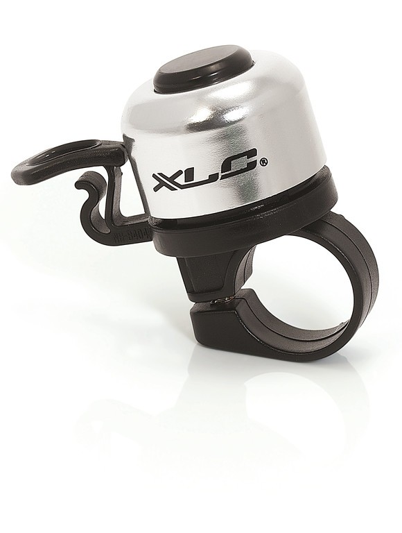 XLC DD-M06 mini dzwonek rowerowy, srebrny, 22 mm