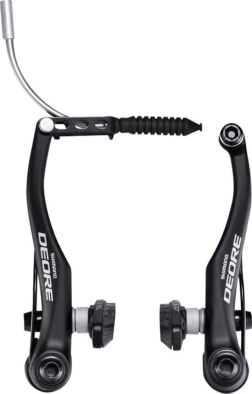 Shimano Deore BR-T610 hamulec V-Brake, przedni, czarny Shimano Deore BR-T610 hamulec V-Brake, przedni, czarny