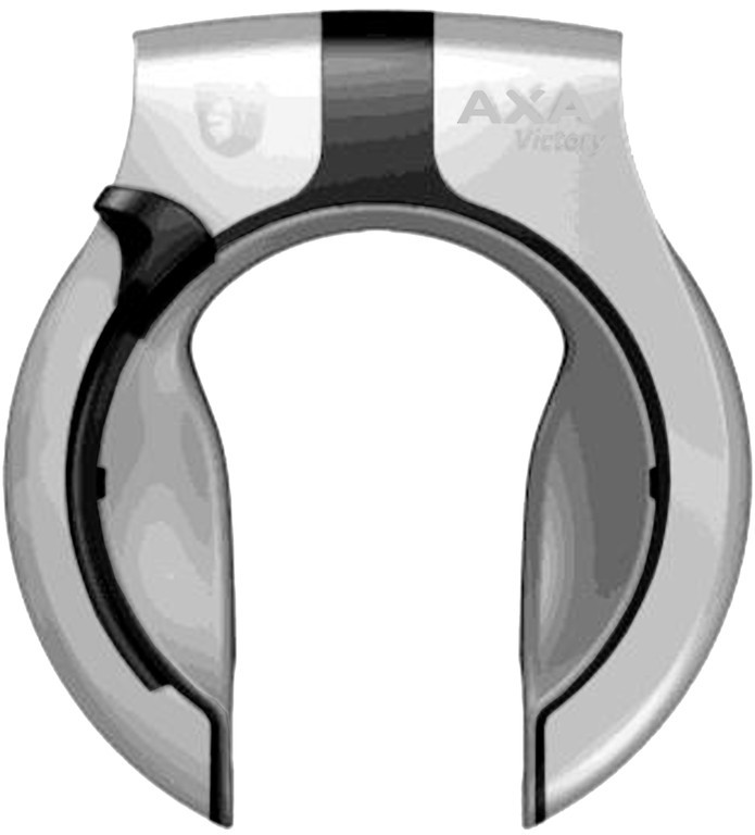 Axa Victory, blokada na koło, na klucz, czarno-srebrna
