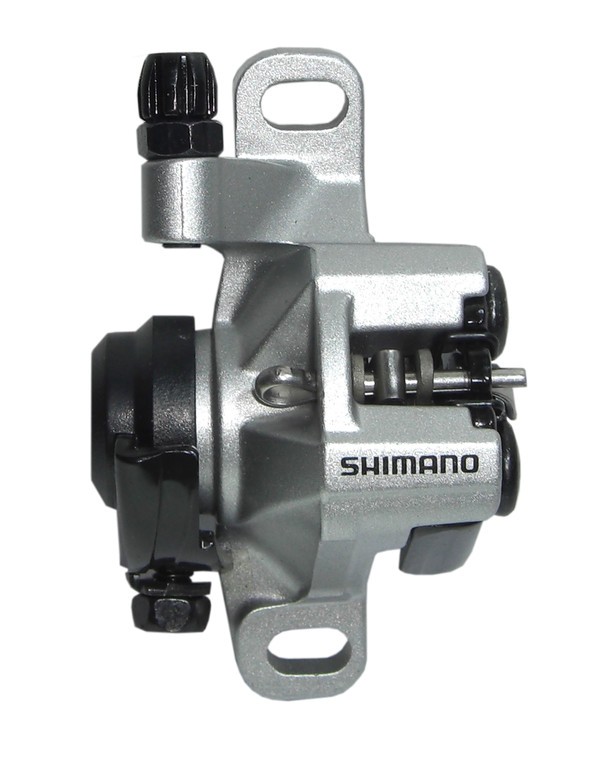 Shimano BR-M 375, zacisk hamulca tarczowego mechanicznego, silv.