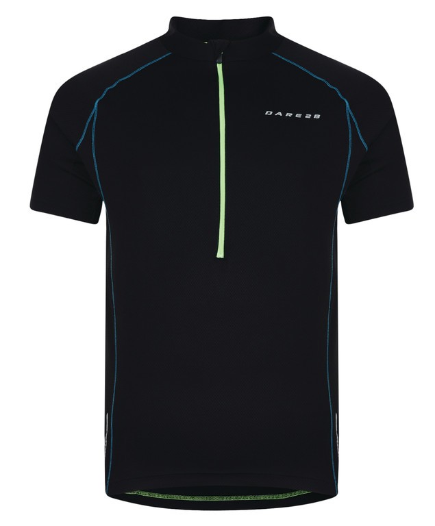 Dare2b Jeopardy Jersey męska koszulka, czarna, r. S Dare2b Jeopardy Jersey męska koszulka, czarna, r. S