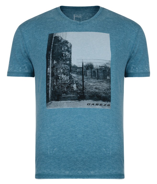 Dare2b Snapshot T, męski T-Shirt, r. M, niebieski Dare2b Snapshot T, męski T-Shirt, r. M, niebieski