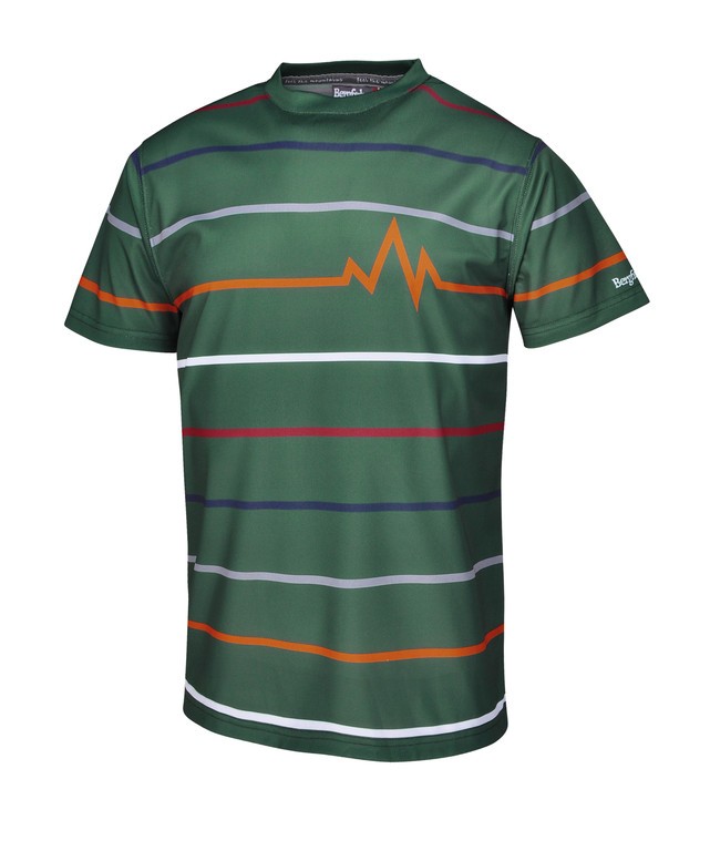Bergfieber LYS, męska koszulka sportowa, zielona, r. S