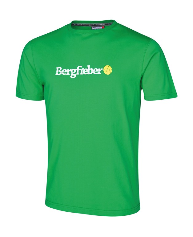 Bergfieber LOGO, T-Shirt męski, zielony, r. L
