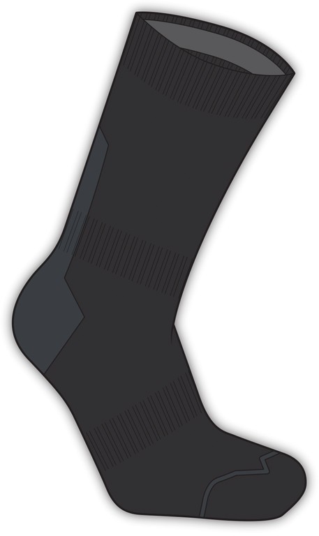SEALSKINZ Road Mid skarpetki szosowe, czarno-szare r. XL (47-49) SEALSKINZ Road Mid skarpetki szosowe, czarno-szare r. XL (47-49)