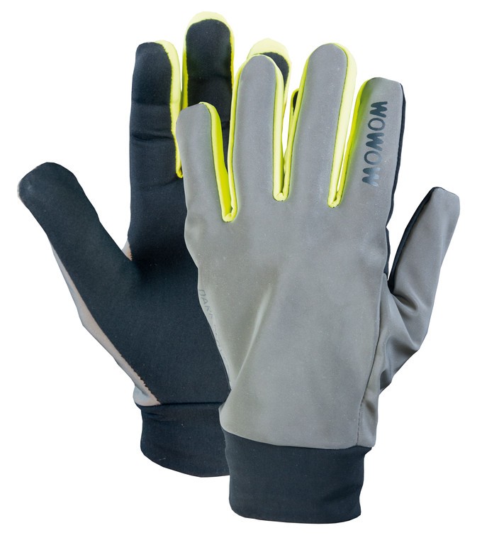 Wowow Dark 2.0 rękawice zimowe, szaro-żółte, r. XL